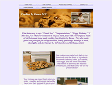 Tablet Screenshot of cookiesbykaren.com